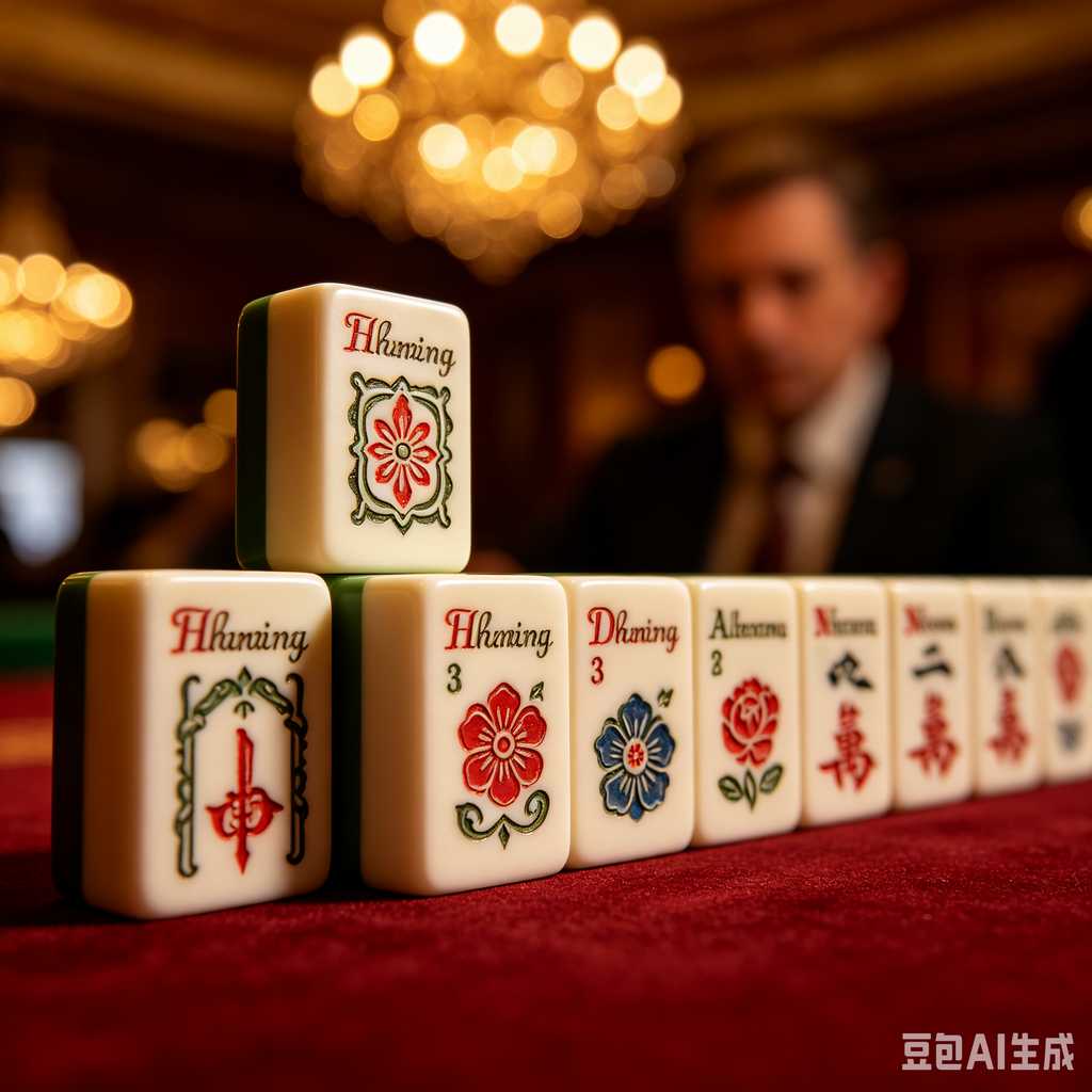 mini travel mahjong set lightweight